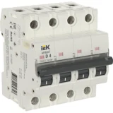 IEK ARMAT Автоматический выключатель M10N 4P D 4А