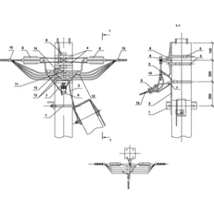 IEK Опора ПА33 ж/б анкерная переходная концевая одноцепная с ответвлением в одну сторону СИП4-2 - ASIP-BET-OPR-441-11-09 IEK Опора ПА33 ж/б анкерная переходная концевая одноцепная с ответвлением в одну сторону СИП4-2 - ASIP-BET-OPR-441-11-09