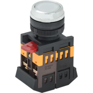 IEK Кнопка ABLFS-22 белый d=22мм неон/240В 1з+1р - BBT30-ABLFS-K01 IEK Кнопка ABLFS-22 белый d=22мм неон/240В 1з+1р - BBT30-ABLFS-K01