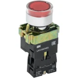 IEK Кнопка управления LAY5-BW3461 с подсветкой красный 1з