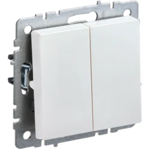 IEK BRITE Выключатель 2-клавишный проходной 10А ВС10-2-6-БрЖ жемчуг - BR-V22-0-10-K36 IEK BRITE Выключатель 2-клавишный проходной 10А ВС10-2-6-БрЖ жемчуг - BR-V22-0-10-K36