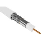 IEK Кабель коаксиальный RG59 CCS 75Ом FPE PVC белый (100м) GENERICA
