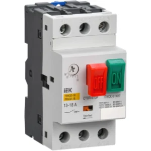 IEK Пускатель ручной кнопочный ПРК32-18 In=18A Ir=13-18A 660В - DMS11-018 IEK Пускатель ручной кнопочный ПРК32-18 In=18A Ir=13-18A 660В - DMS11-018