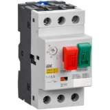 IEK Пускатель ручной кнопочный ПРК32-1,6 In=1,6A Ir=1-1,6A 660В