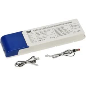 IEK Блок аварийного питания БАП120 совмещенный на 1 и 3 часа для LED - LLVPOD-EPK-120-1H-3H IEK Блок аварийного питания БАП120 совмещенный на 1 и 3 часа для LED - LLVPOD-EPK-120-1H-3H