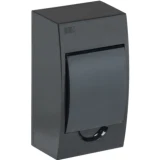 IEK KREPTA 3 Корпус пластиковый ЩРН-П-4 IP41 черный