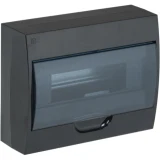 IEK KREPTA 3 Корпус пластиковый ЩРН-П-12 IP41 черный