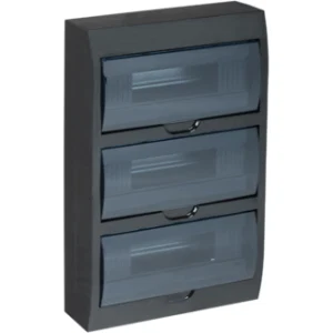 IEK KREPTA 3 Корпус пластиковый ЩРН-П-36 IP41 черный - MKP12-N-36-41-K02 IEK KREPTA 3 Корпус пластиковый ЩРН-П-36 IP41 черный - MKP12-N-36-41-K02