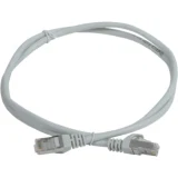 IEK Шнур коммутационный (патч-корд) кат.5E FTP 0,5м серый GENERICA