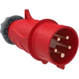 IEK Вилка переносная ССИ-015 16А-6ч/200/346-240/415В 3Р+РЕ+N IP44 MAGNUM