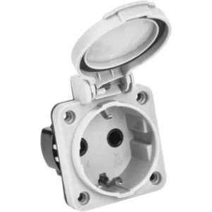 IEK MAGNUM Розетка панельная SCHUKO РП13-3 с крышкой IP54 серый - PSN71-016-3-2-54-K03 IEK MAGNUM Розетка панельная SCHUKO РП13-3 с крышкой IP54 серый - PSN71-016-3-2-54-K03