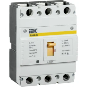 IEK Выключатель автоматический ВА44-35 3Р 200А 25кА - SVA4410-3-0200 IEK Выключатель автоматический ВА44-35 3Р 200А 25кА - SVA4410-3-0200