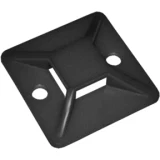 IEK Площадка самоклеящаяся 30х30 под хомуты черная (100шт)
