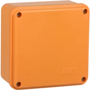 IEK Коробка распаячная огнестойкая ПС 100х100х50мм 6P 6мм2 IP44 гладкие стенки - UKF20-100-100-050-6-6-09 IEK Коробка распаячная огнестойкая ПС 100х100х50мм 6P 6мм2 IP44 гладкие стенки - UKF20-100-100-050-6-6-09