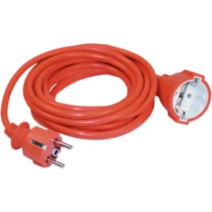IEK Шнур УШ-01РВ с вилкой и розеткой 2P+PE/10м 3х1,0мм2 оранжевый - WUP10-10-K09-N IEK Шнур УШ-01РВ с вилкой и розеткой 2P+PE/10м 3х1,0мм2 оранжевый - WUP10-10-K09-N