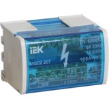 IEK Шины на DIN-рейку в корпусе (кросс-модуль) ШНК 2х7 L+PEN